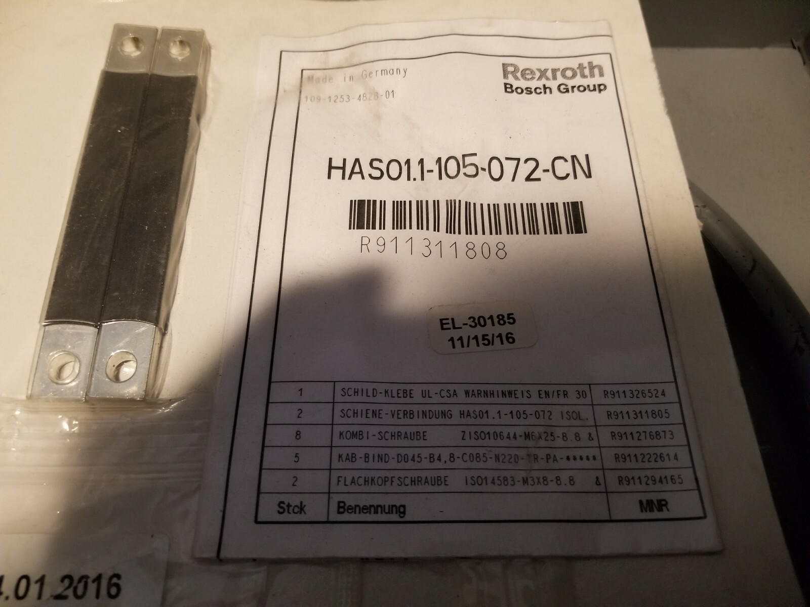 Rexroth, Bosch Controls Kit, MISSING PIECE, HAS01.1-105-072-CN