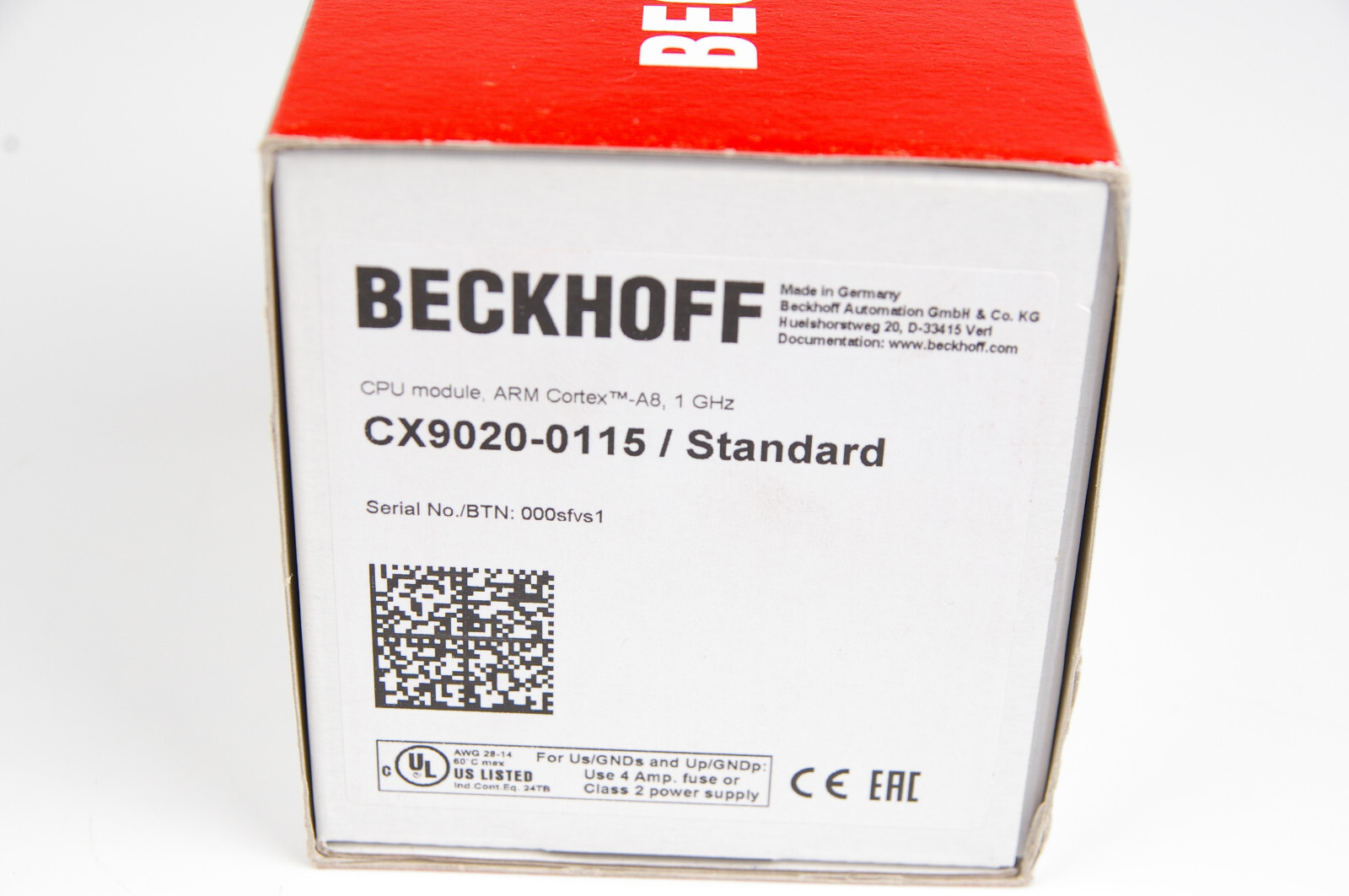Beckhoff CX9020-0115 / Standard PLC Controller