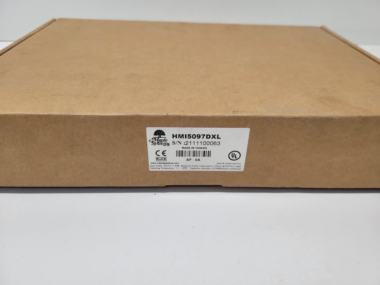 NEW OLD STOCK! MAPLE SYSTEMS 24VDC TOUCHSCREEN HMI HMI5097DXL