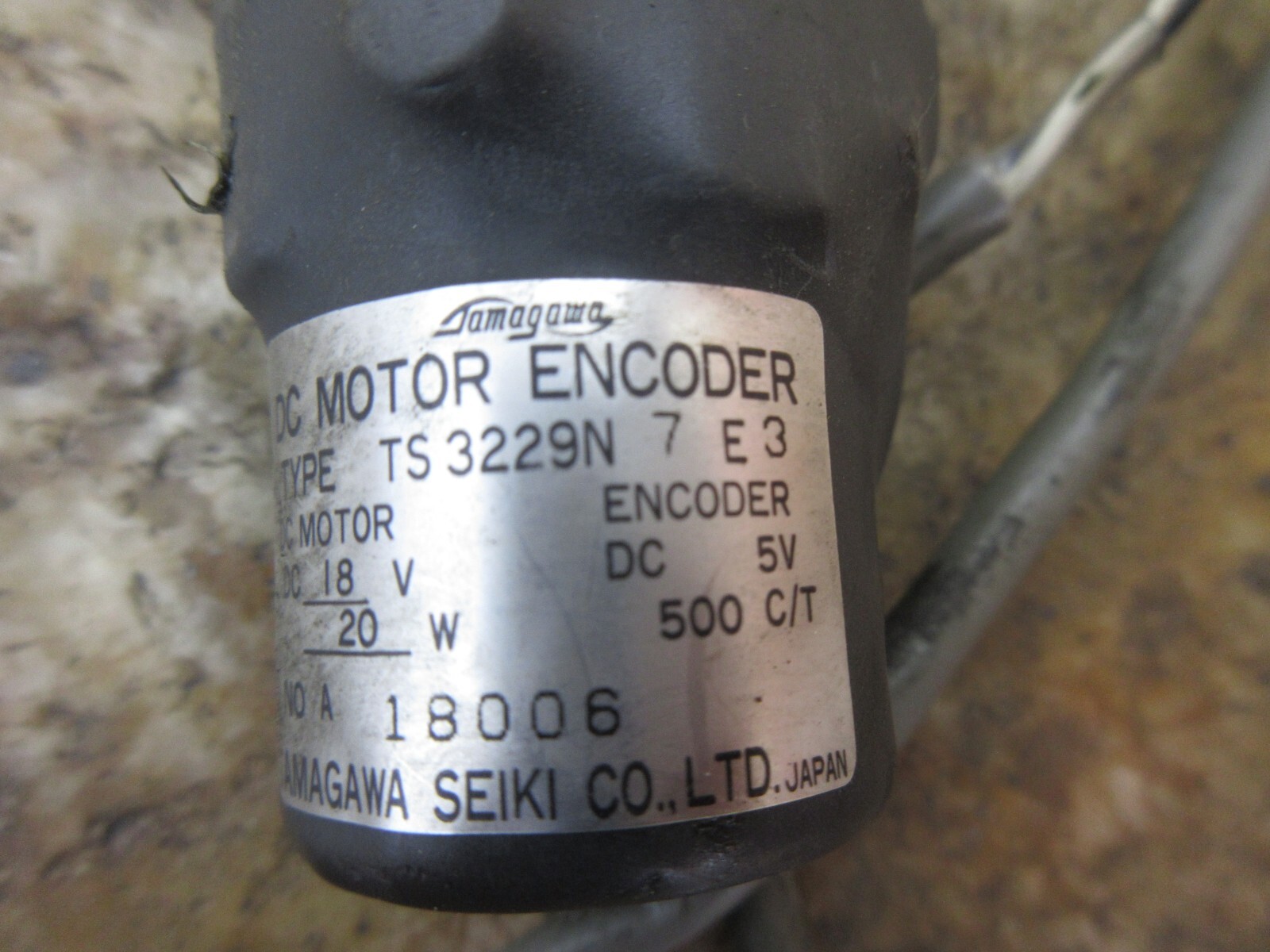 TAMAGAWA SEIKI DC MOTOR ENCODER TS 3229N 7 E3 TS3229N7E3 WARRANTY EACH 1