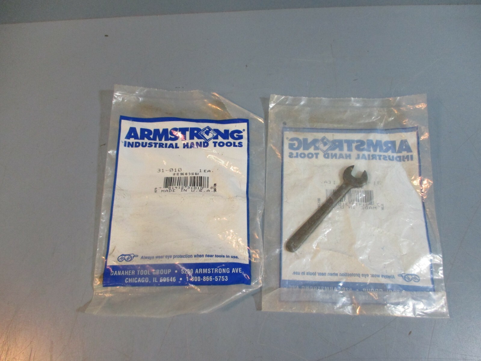 Armstrong 31-010 Machinist Lathe Adjust Wrench 5/16″ FACTORY SEALED LOT OF 2