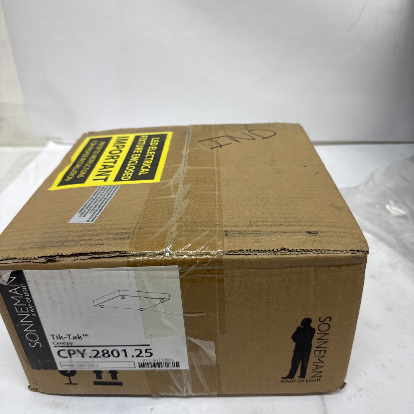 Sonneman CPY.2801.25 Lighting Tik-Tak Canopy in Satin Black NEW FREE FAST SHIP