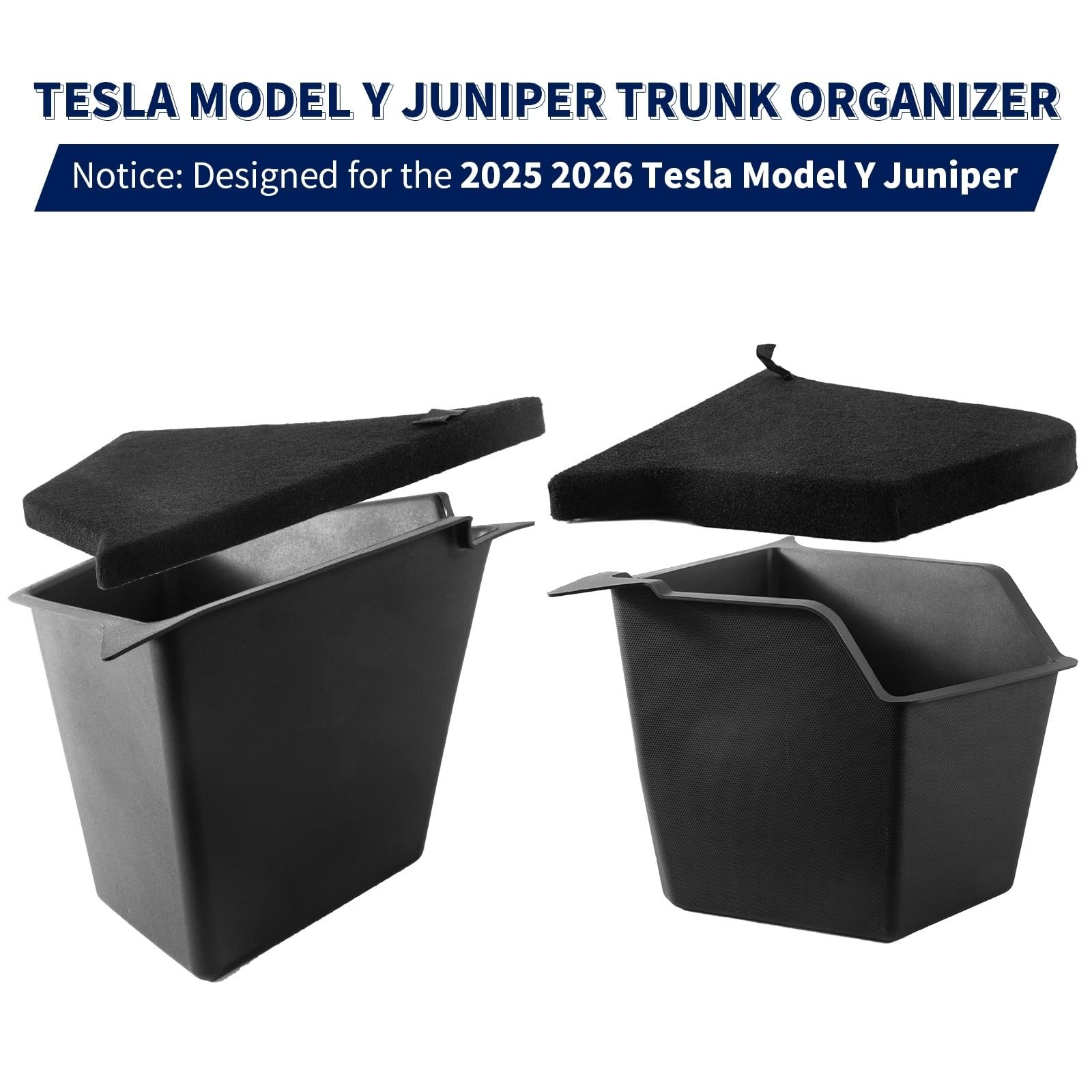 Tesla Model Y Juniper Rear Trunk Storage Bins 2025 2026 Tesla Model Y Juniper…