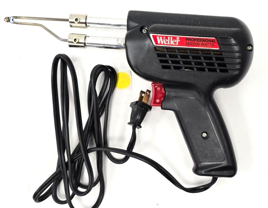 WELLER SOLDERING GUN; D550; 260/200 WATTS; 120V; 60HZ; 2.5A; 6S HEATING TIME