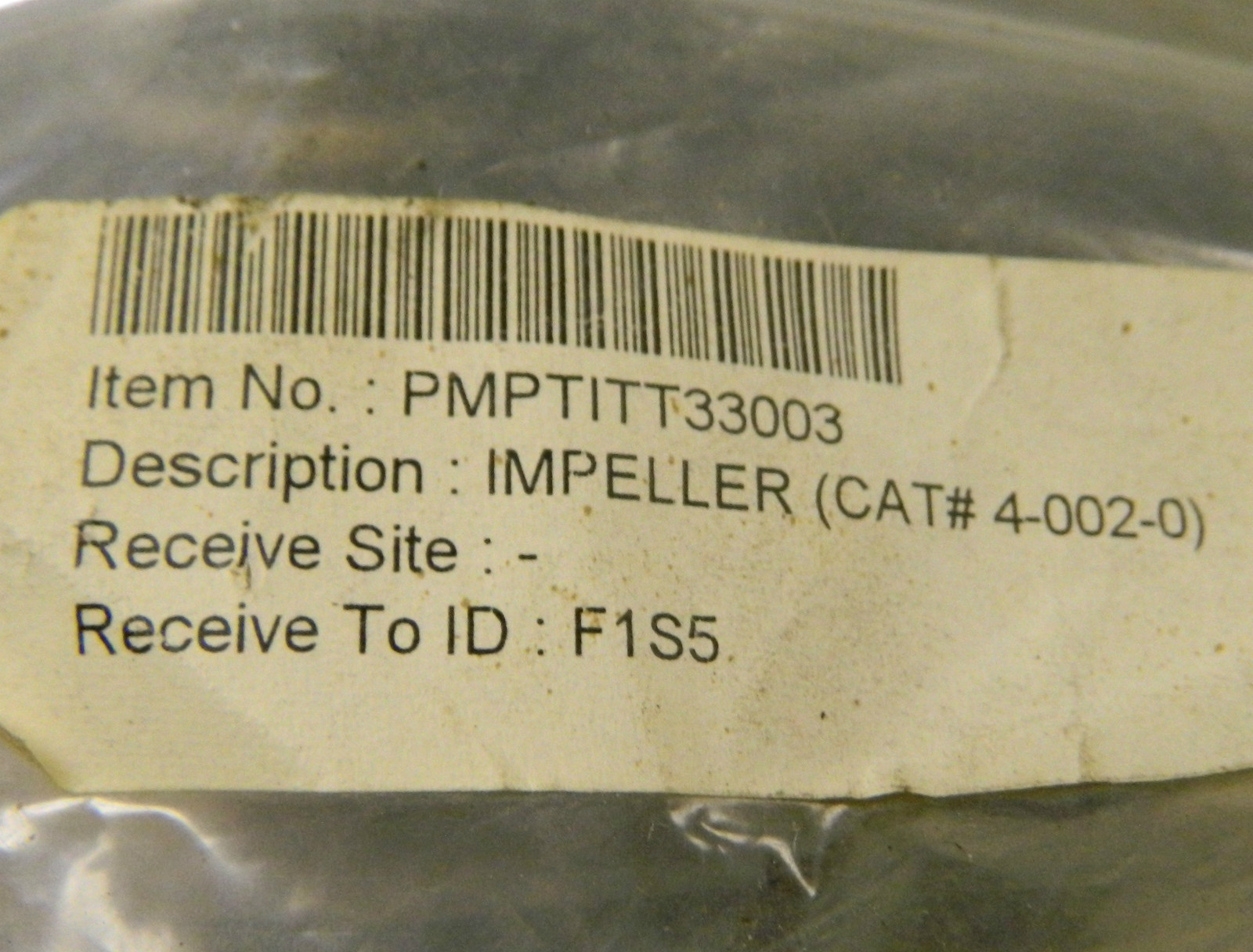 NEW ITT STEEL IMPELLER PMPTITT33003 AP0119 52-226-021-000