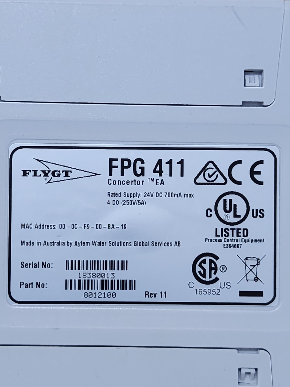 XYLEM FLYGT FPG 411 8012100