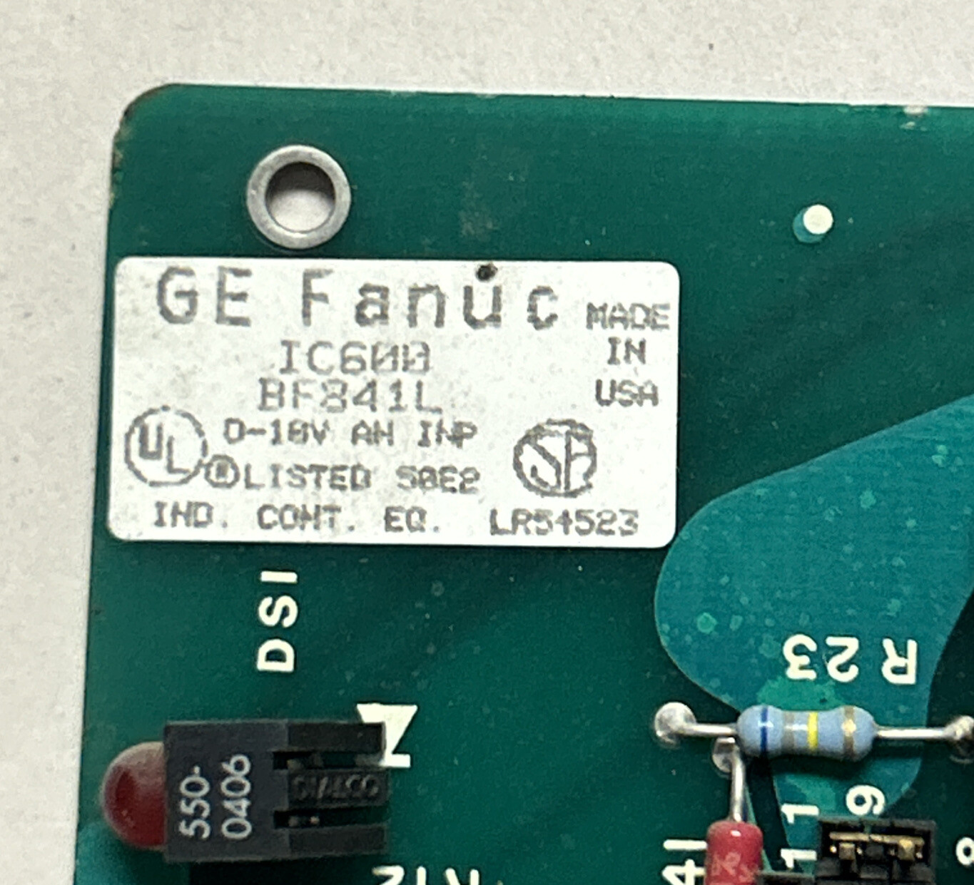 GE FANUC,IC600BF841L,ANALOG INPUT MODULE