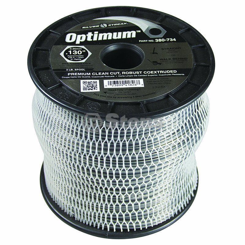 380-734 STENS OPTIMUM TRIMMER LINE FITS MODEL .130 3 LB. SPOOL