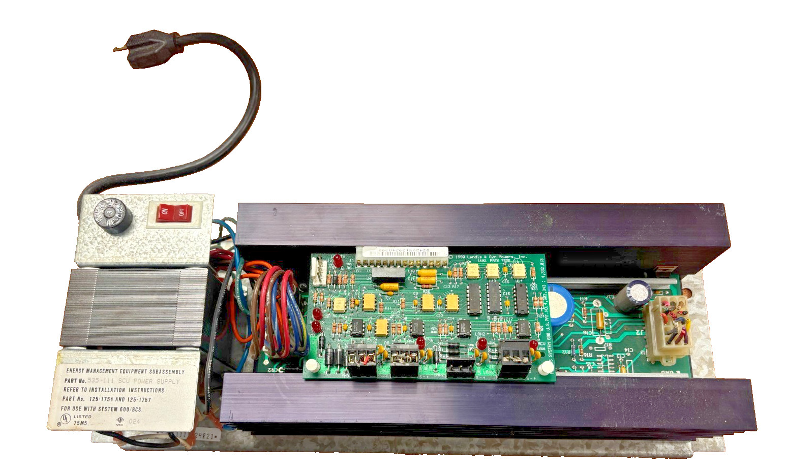 Energy Management MG535-111 SCU Power Supply 125-1754 / 125-1757 – System 600 /