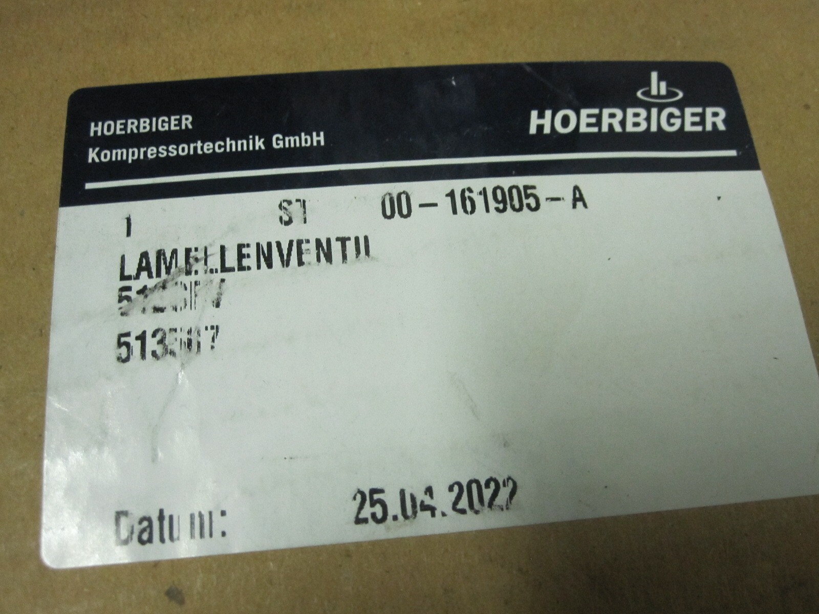 Hoerbiger 513507 V Lamelle SFV Sonder Lamellenventil