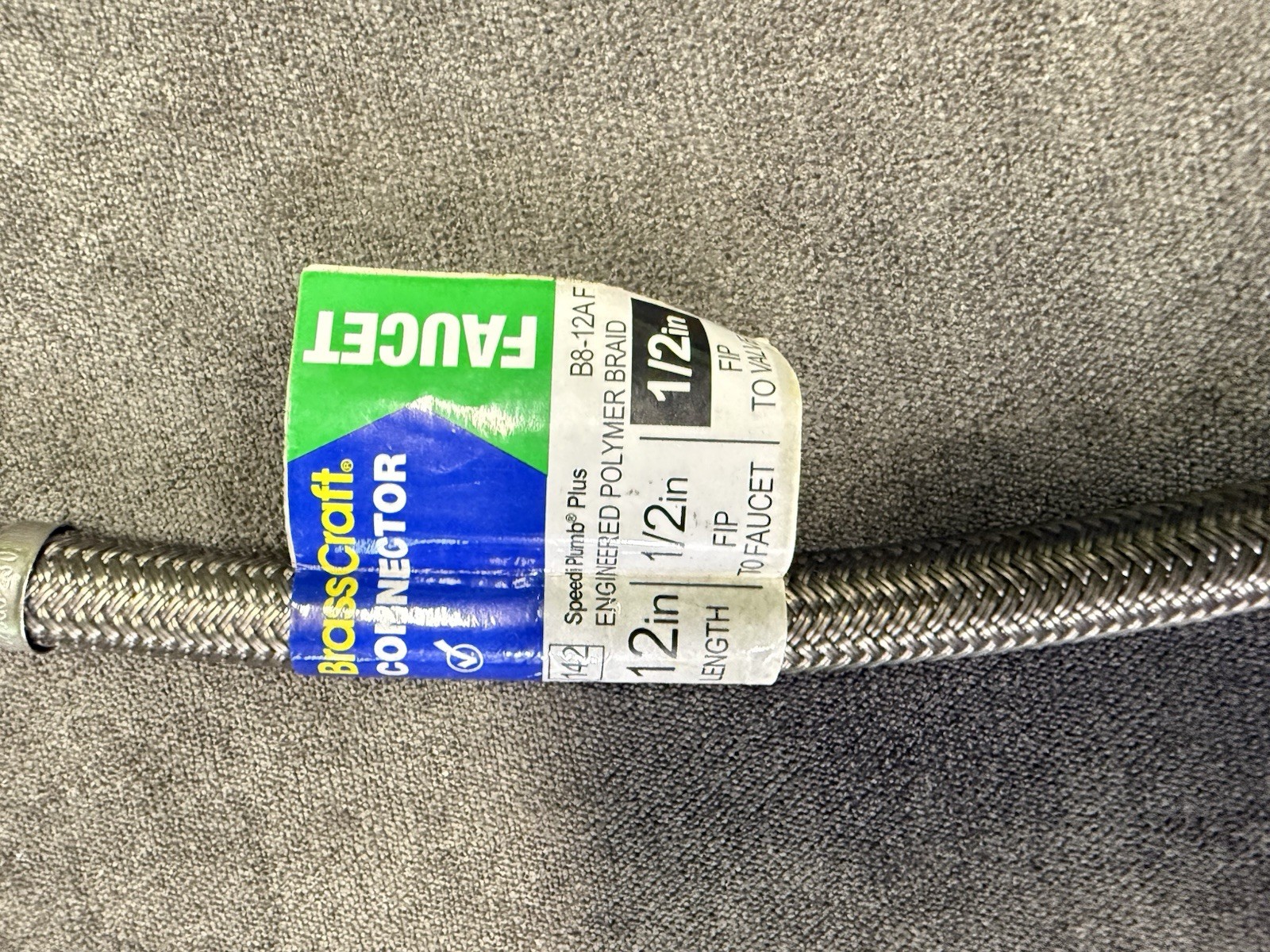5-Brasscraft Multiple 6,12,16 Inch Speedi Plumb Plus Faucet Connectors
