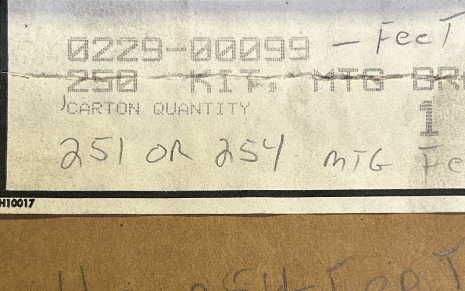 HUB CITY,0229-00099,250KIT MTG BRACKET NOS