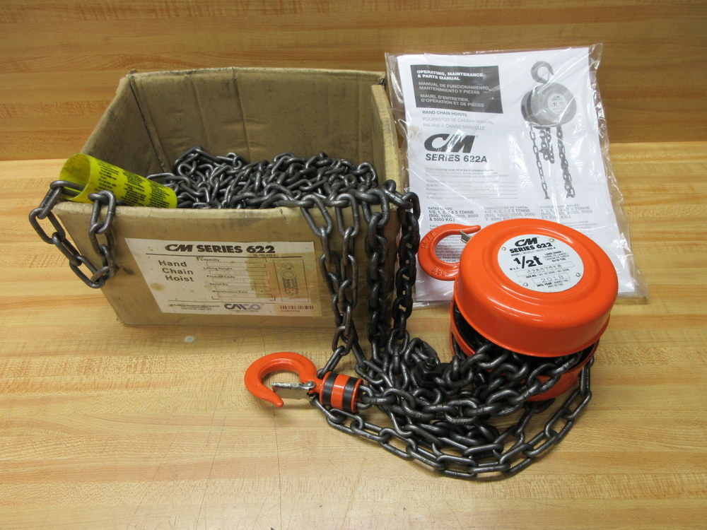 Columbus McKinnon 2231A 1/2T Hand Chain Hoist 622-A