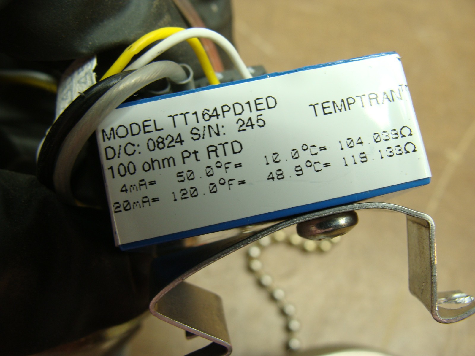 MINCO RTD / TEMP SENSOR ASSY CONNECTION HEAD CH360 TRANSMITTER TT164PD1ED