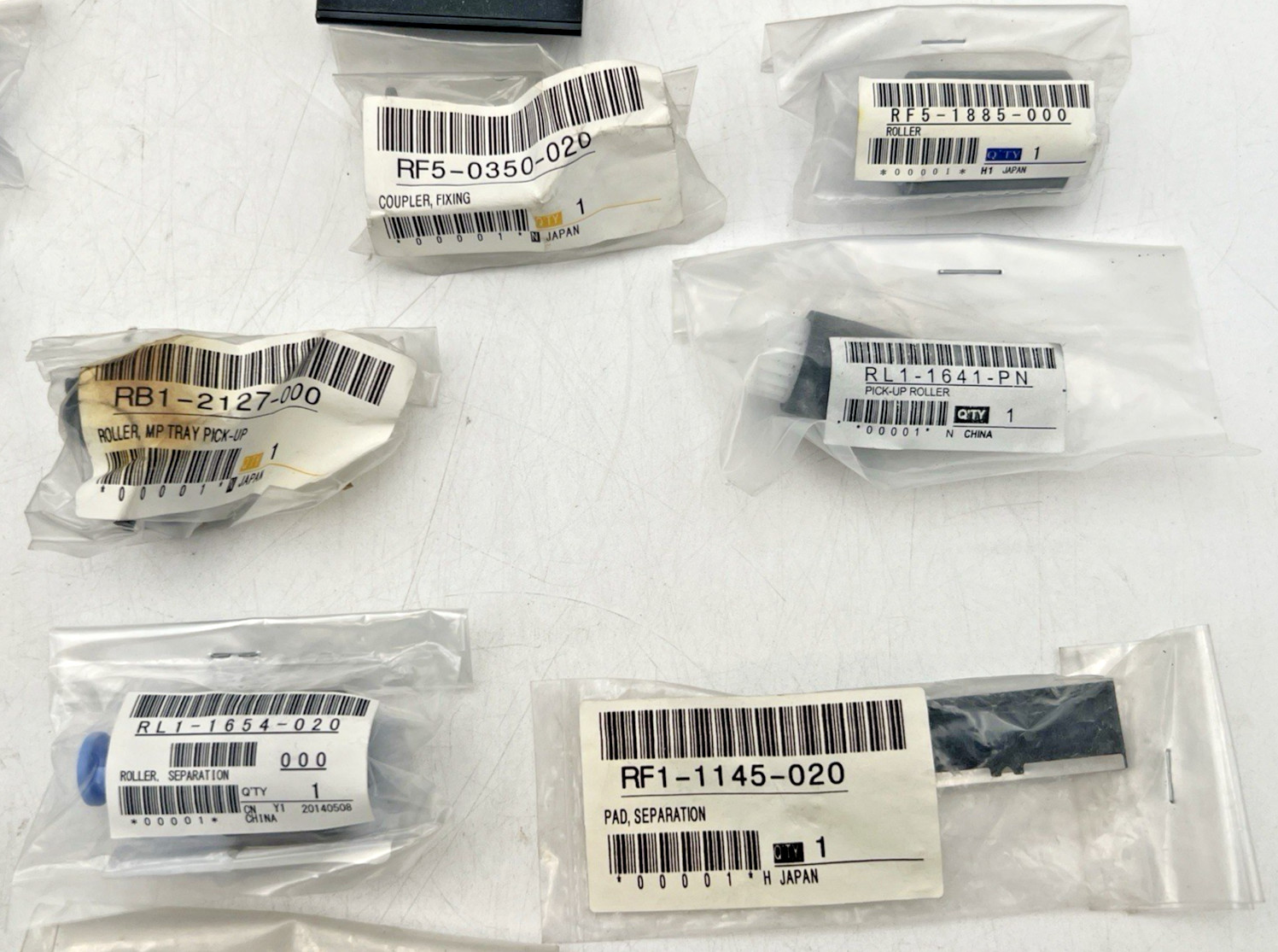 HP HEWLETT PACKARD LASERJET 4 AND OTHERS PARTS ROLLERS PICK-UP ARMS HOLDERS ETC