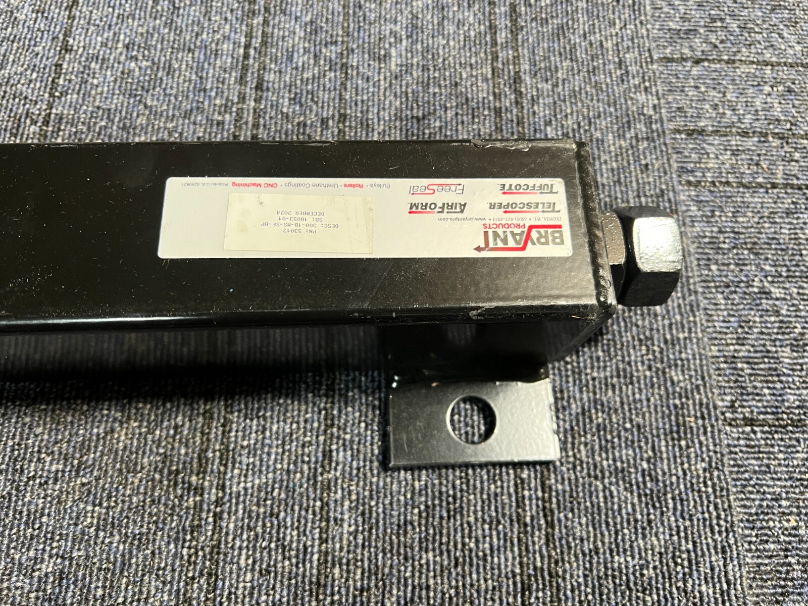 Bryant Products Inc 300-18-MS-SF-BP Telescoper Takeup Low Carbon Stainless Steel