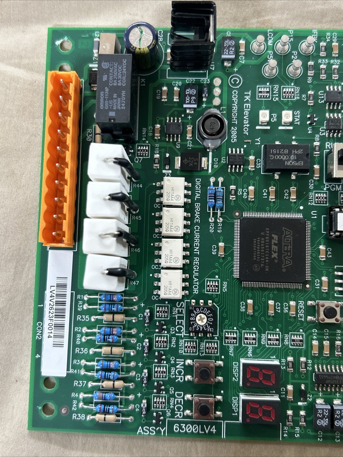 ThyssenKrupp TKE 6300LV4 Elevator Regulator Board