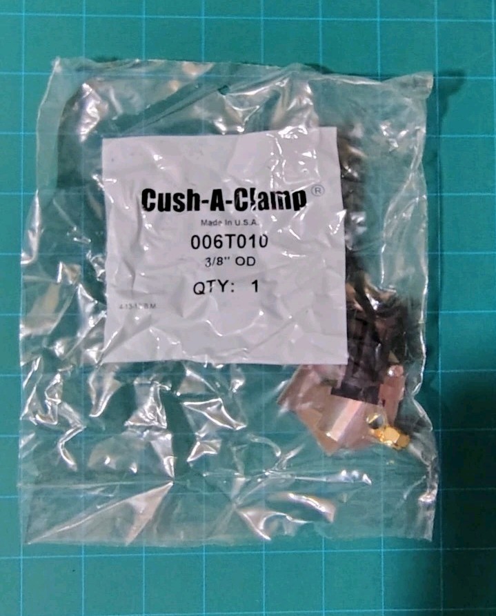 Qty: 10) CUSH-A-CLAMP 006T010 3/8″ Tubing Isolation Cushion Uni Strut Pipe Clamp