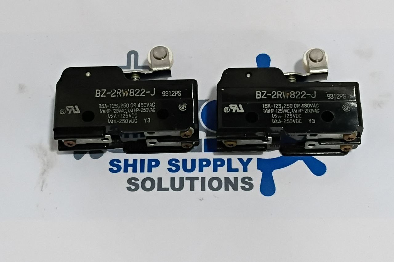 Yamatake Honeywell BZ-2RW822-J Micro Switch 15A-125 250 or 480VAC 9312PS
