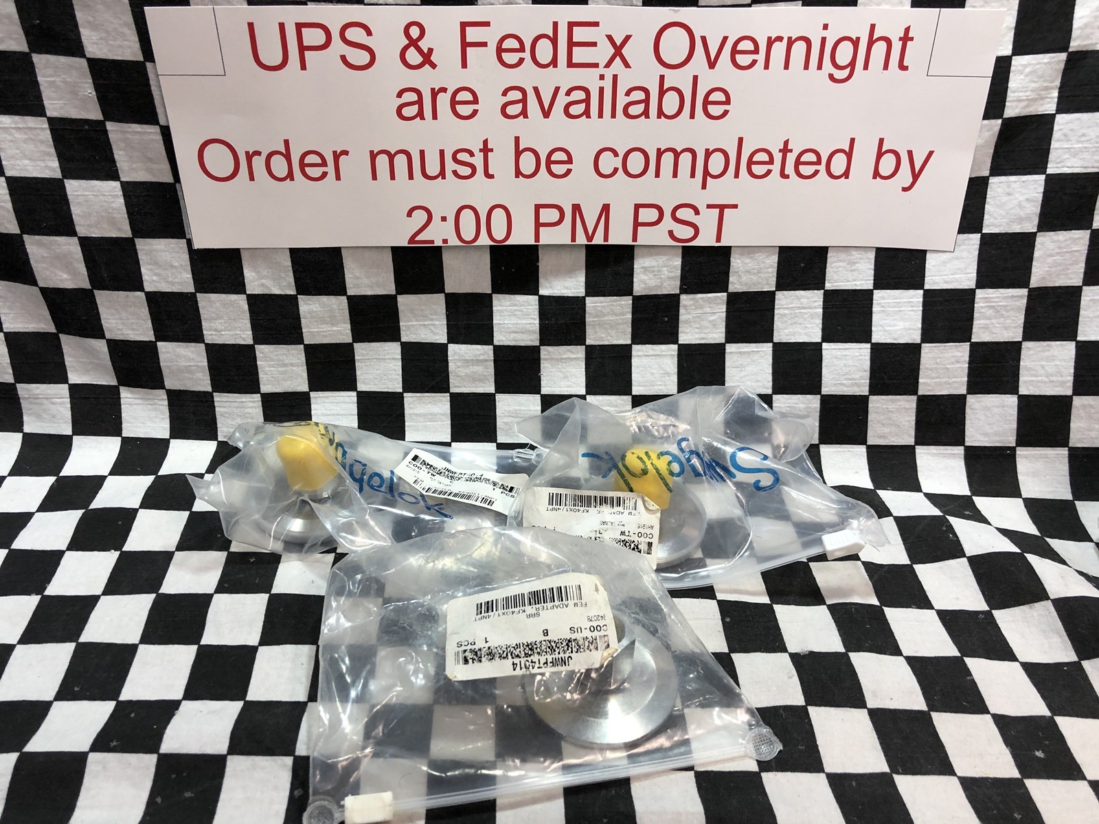 LOT OF 3 Swagelok ADAPTER KF-40 X 1/4″ FNPT, JNWFPT1014, Shipsameday#1606E3