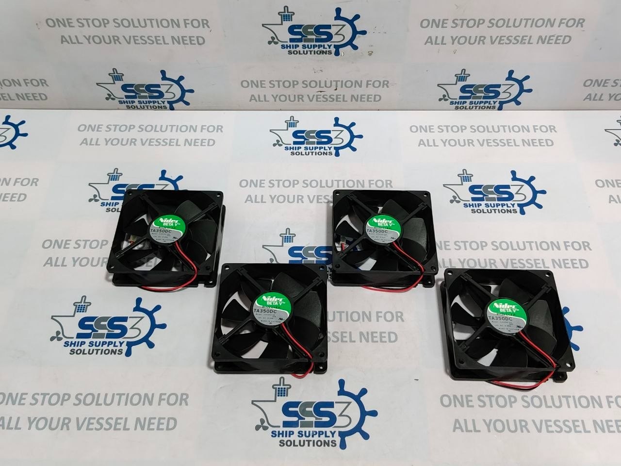 Nidec TA350DC C35252-55 12V DC 0.20A Brushless Cooling Fan (Lot of 4 pcs)