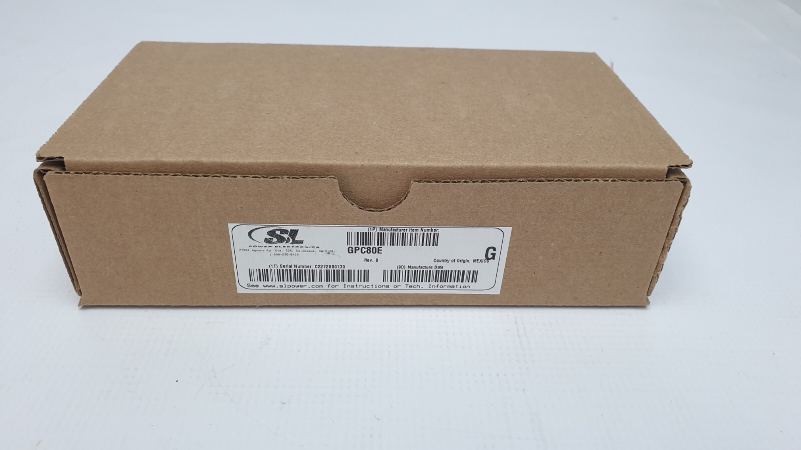 SL Power Electronics Condor GPC80EG Rev. B Power Supply Lumenis