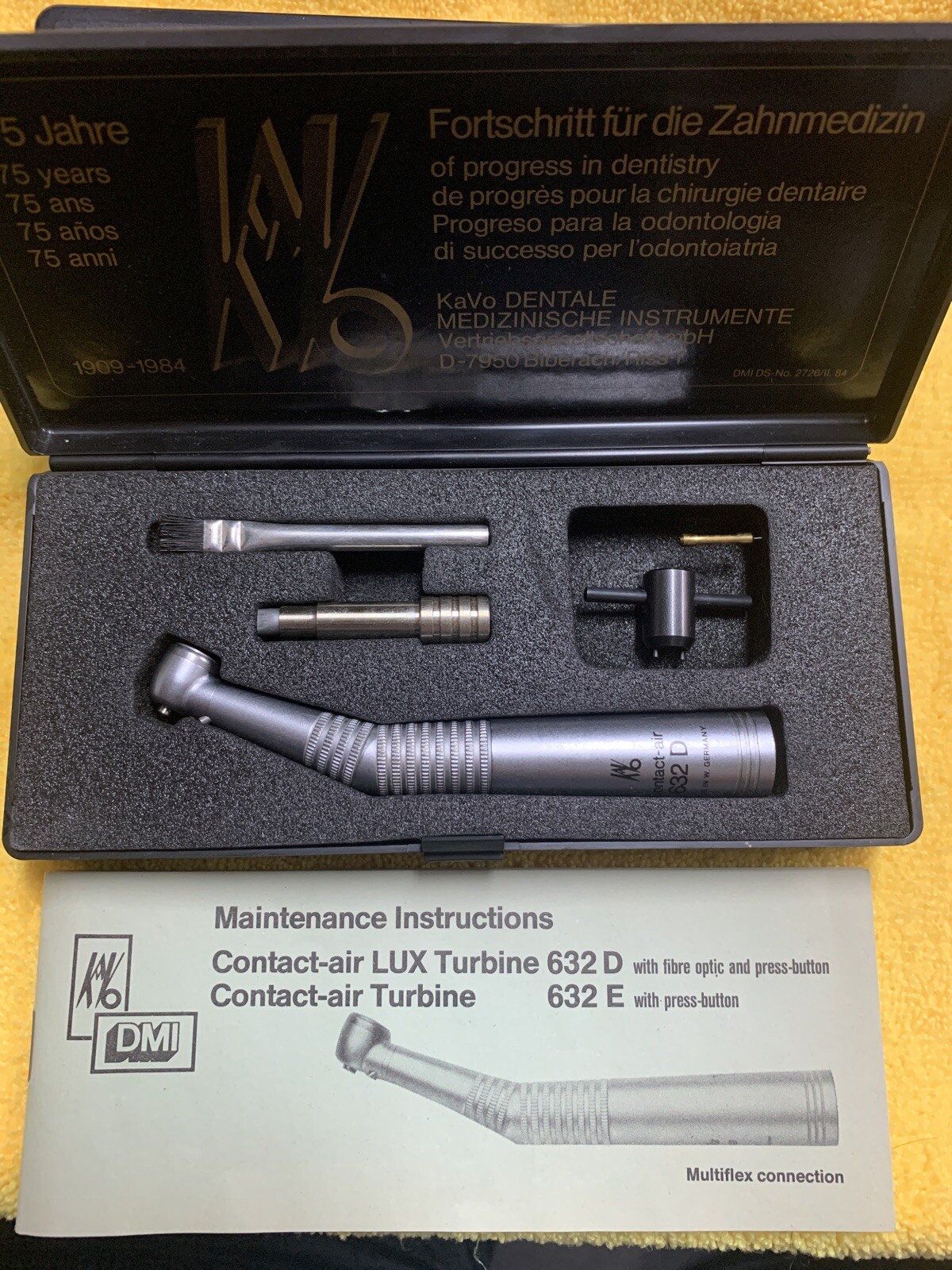KaVo Super-Torque LUX Turbine 632 D Dental Handpiece