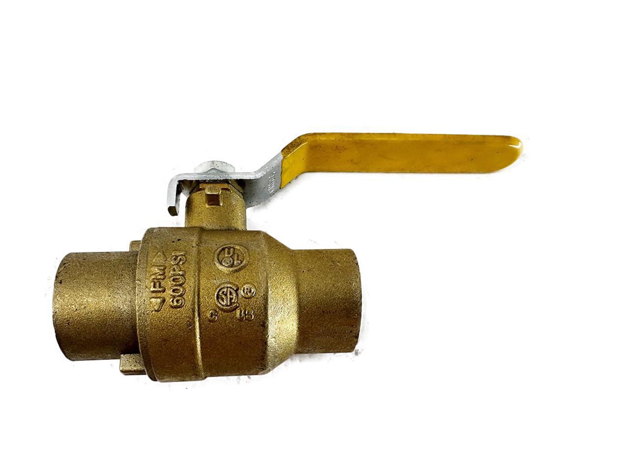 Bluefin 1″ Full Port Sweat Ball Valve BVS100-NP NEW FREE FAST SHIP