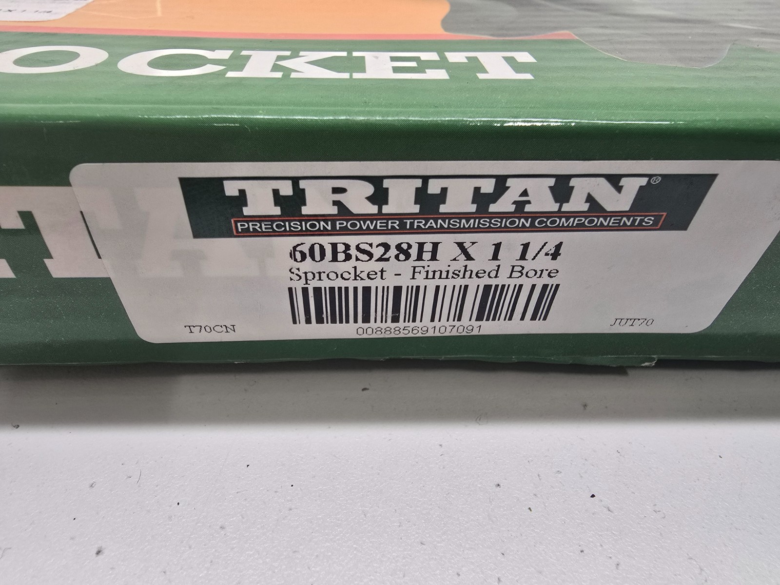 NEW IN BOX! TRITAN 1-1/4″ ROLLER CHAIN SPROCKET 60BS28HX1-1/4 60BS28H