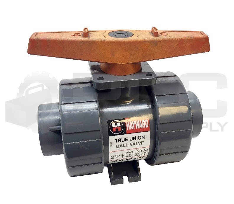 NEW HAYWARD LB300 TRUE UNION BALL VALVE 2-1/2″ PVC VITON NSF/ANSI61 *READ*