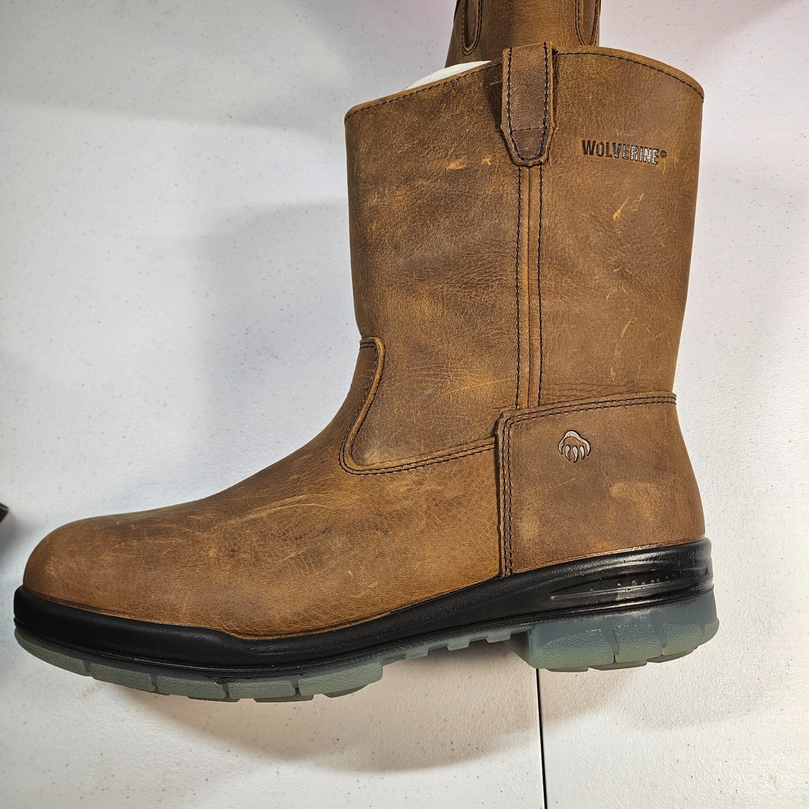 Wolverine Men’s Steel Toe W03258 DuraShocks Wellington Stone 12 EW New