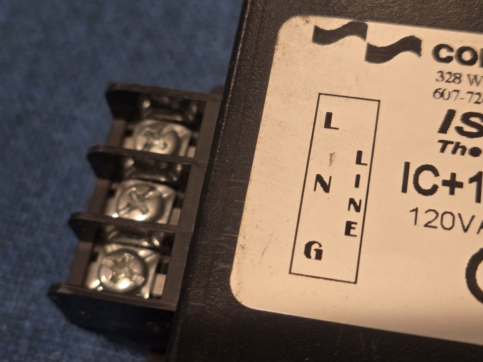 NOS Control Concepts 2.5A 120V Islatrol Plus Power Line Filter IC+102 Liebert