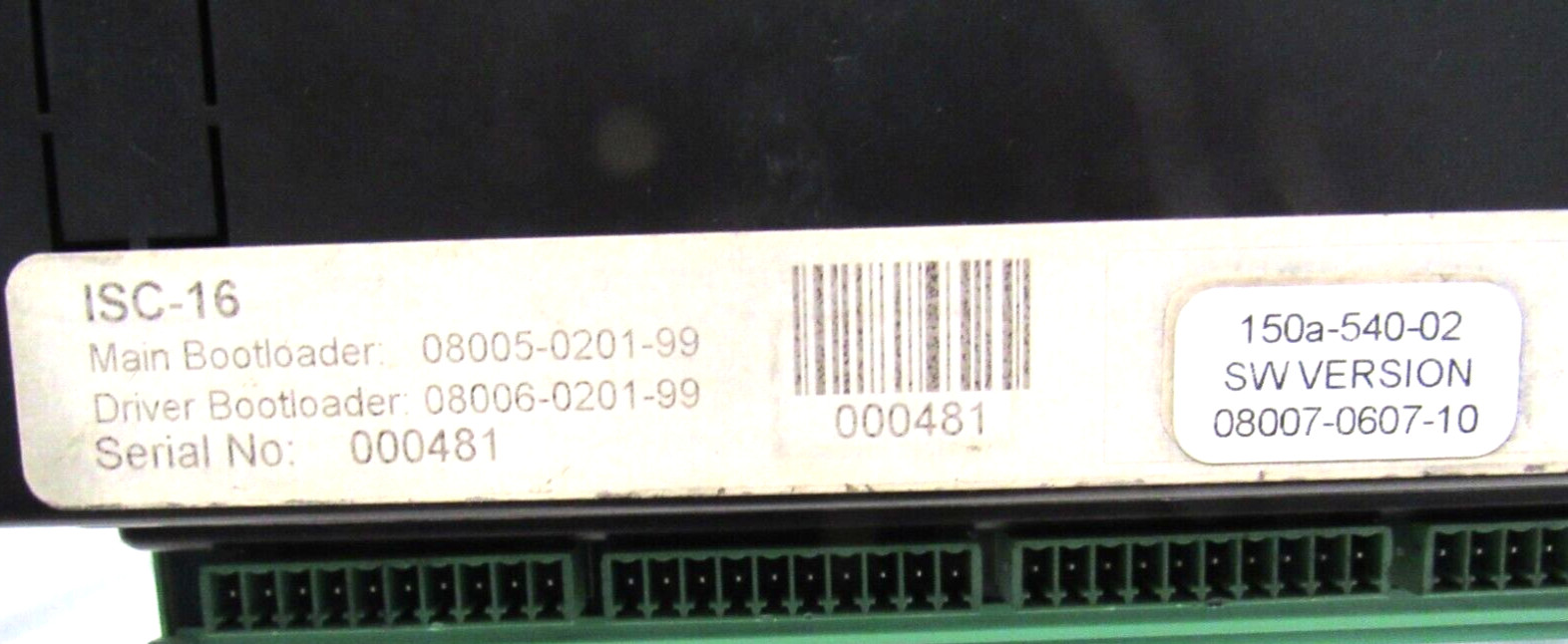 USED TECHNOTRANS AMERICA 150A-540-02 COMMUNICATION MODULE 150A54002