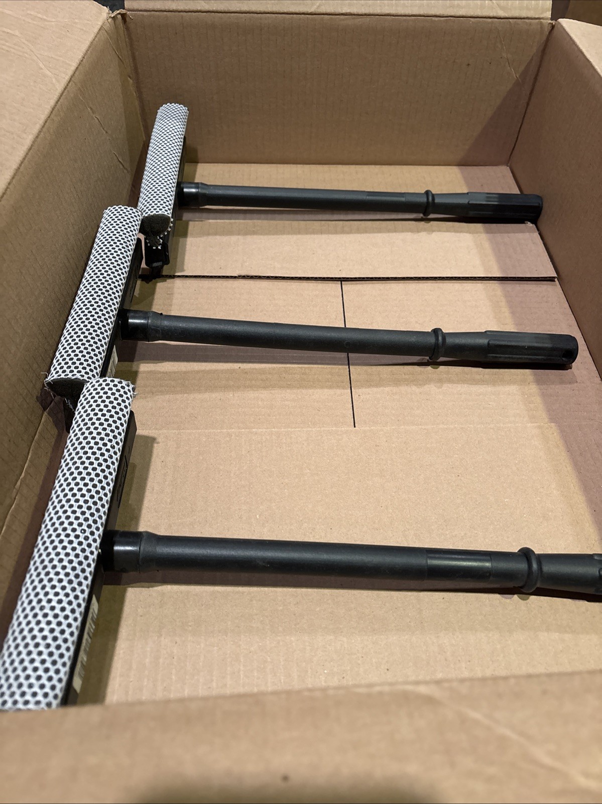 MALLORY 3 PK Black Squeegee Head With Handle