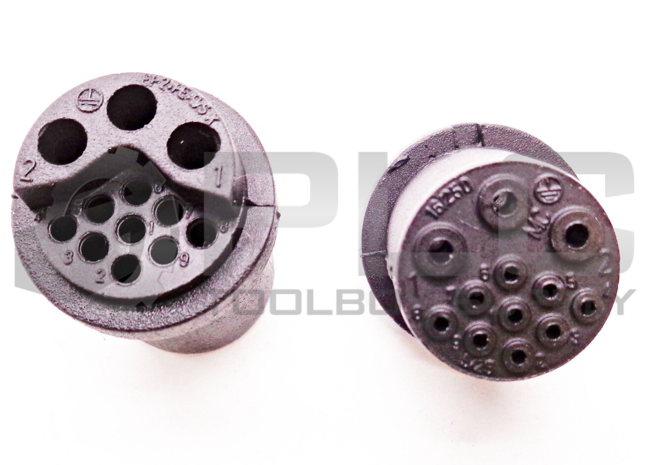 BAG OF 4 NEW STAUBLI 18.4203 PIN && SOCKET CONNECTOR INSERT E1-2PE/+9/S K