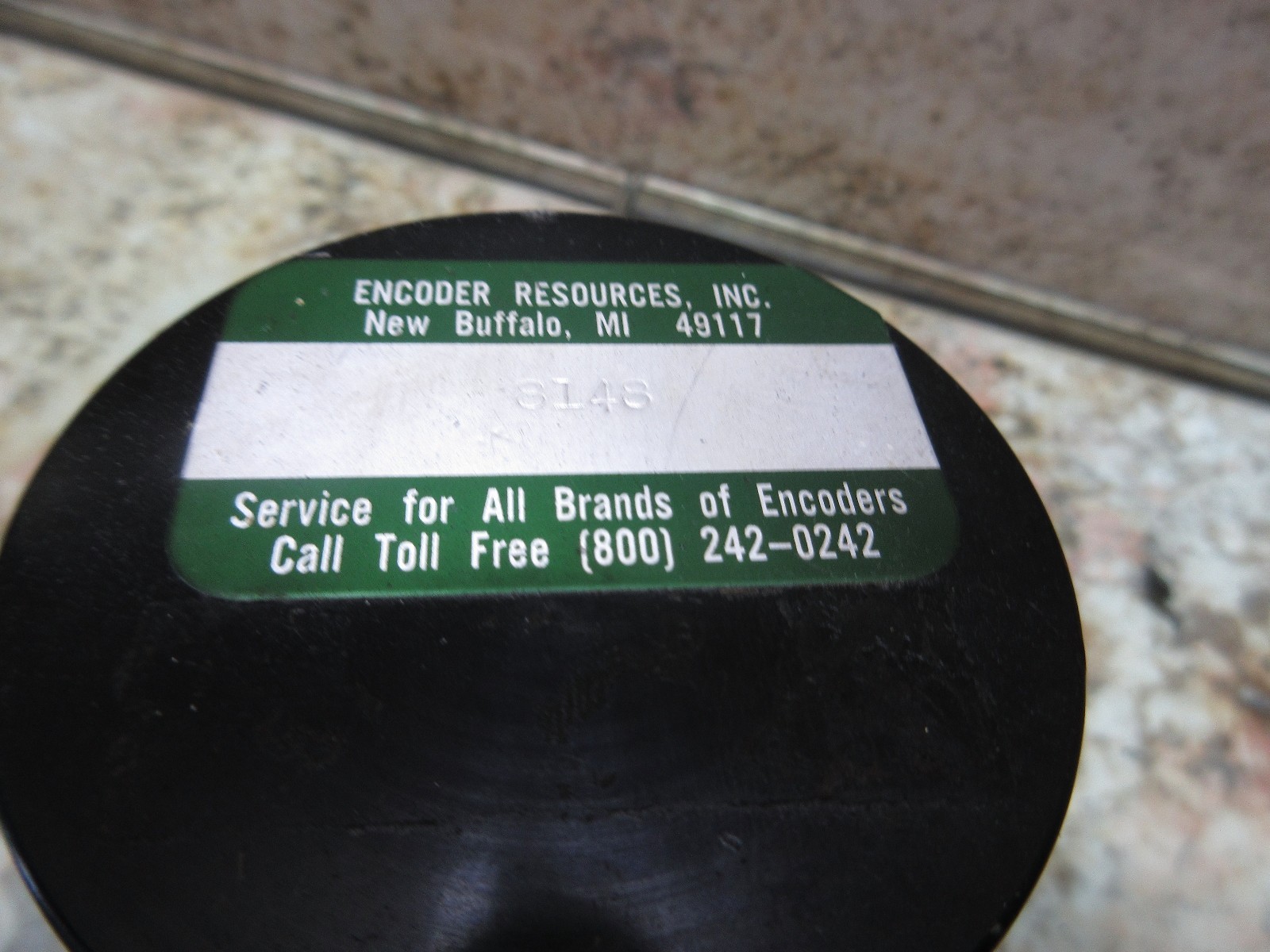 ENCODER RESOURCES INC WASINO LG-71 CNC LATHE SPINDLE ENCODER 8148