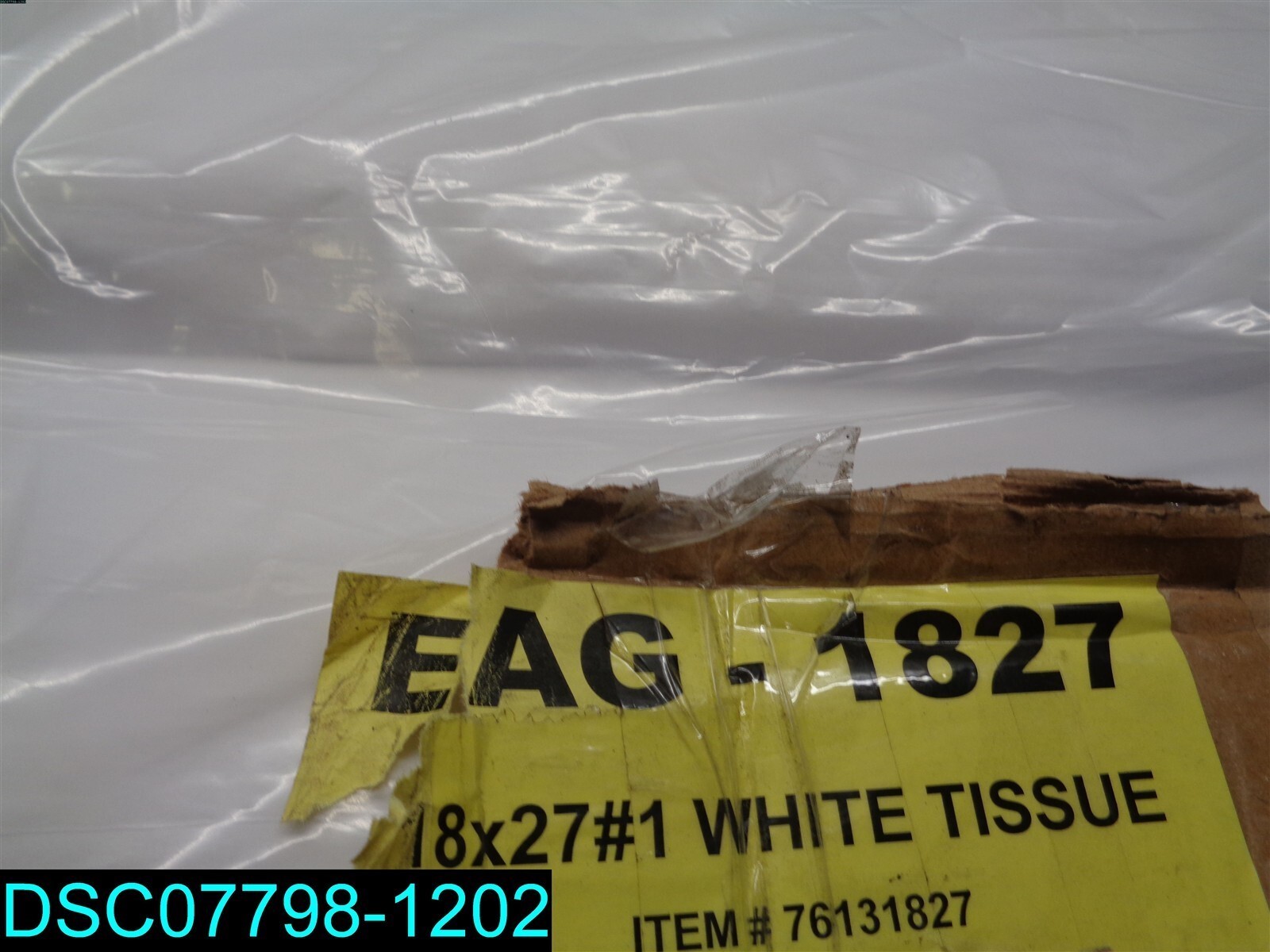 QTY=5 REAMS (2500) : EAG-1827 18 x 27″ – White Tissue Paper