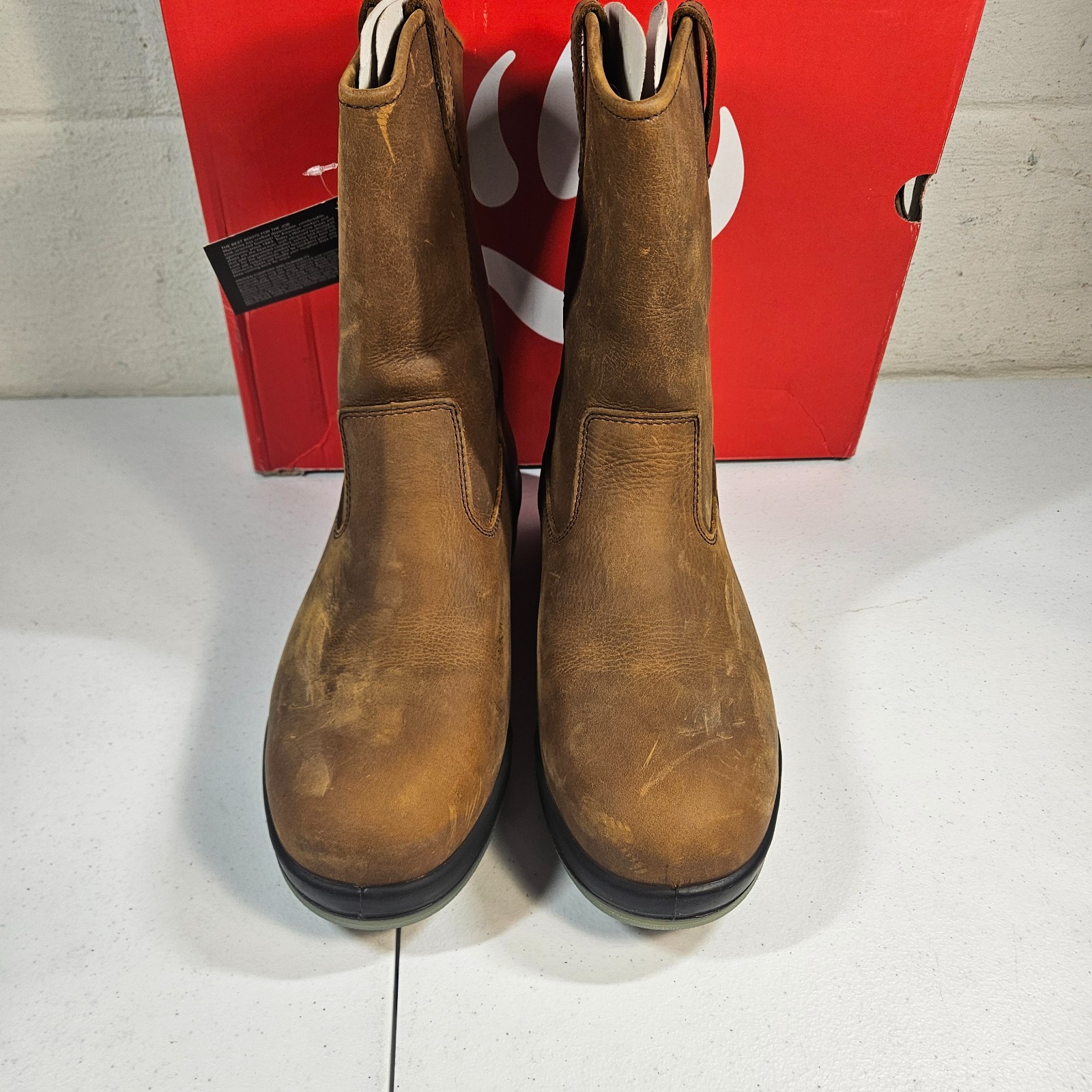 Wolverine Men’s Steel Toe W03258 DuraShocks Wellington Stone 12 EW New