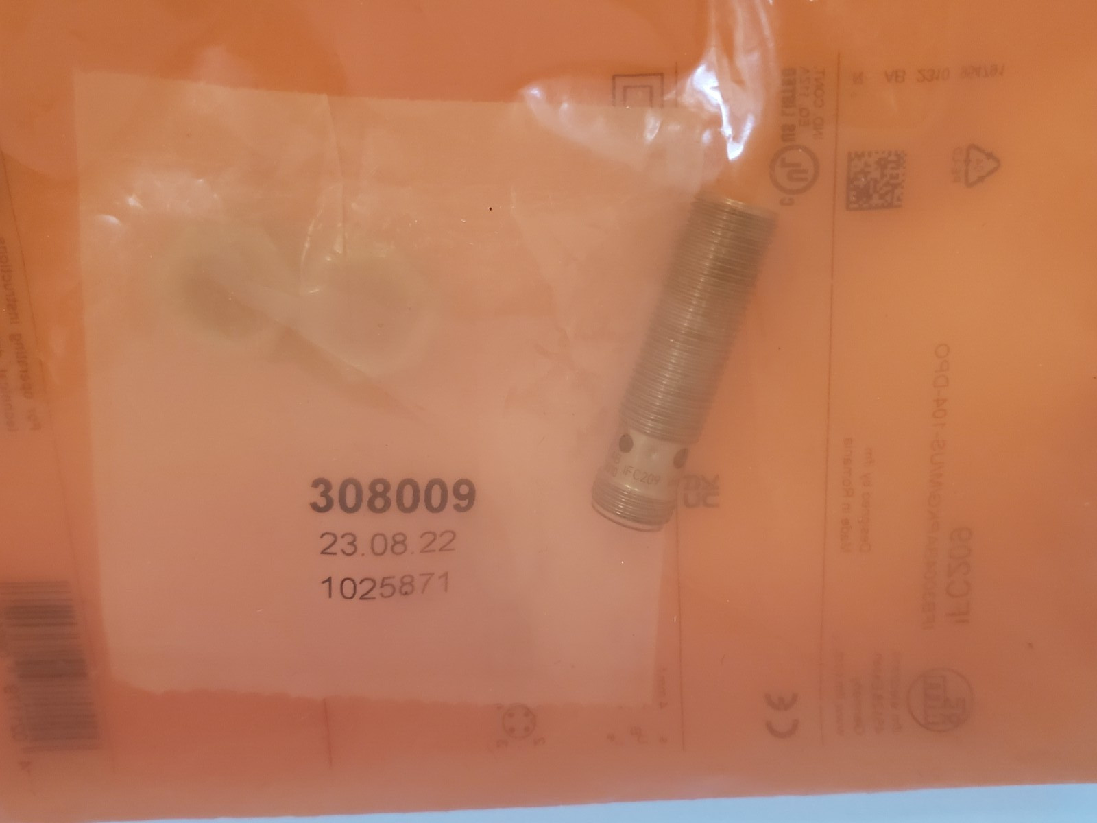 IFM ELECTRONIC IFB3004BAPKG/M/US-104-DPO INDUCTIVE SENSOR 10-36VDC (IFC209) INIB
