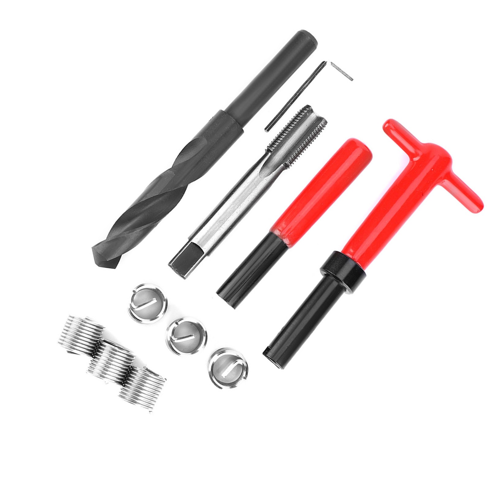 11Pcs Thread Repair Kit Durable Tap Insertion Tool For Auto Parts Stainless NEW