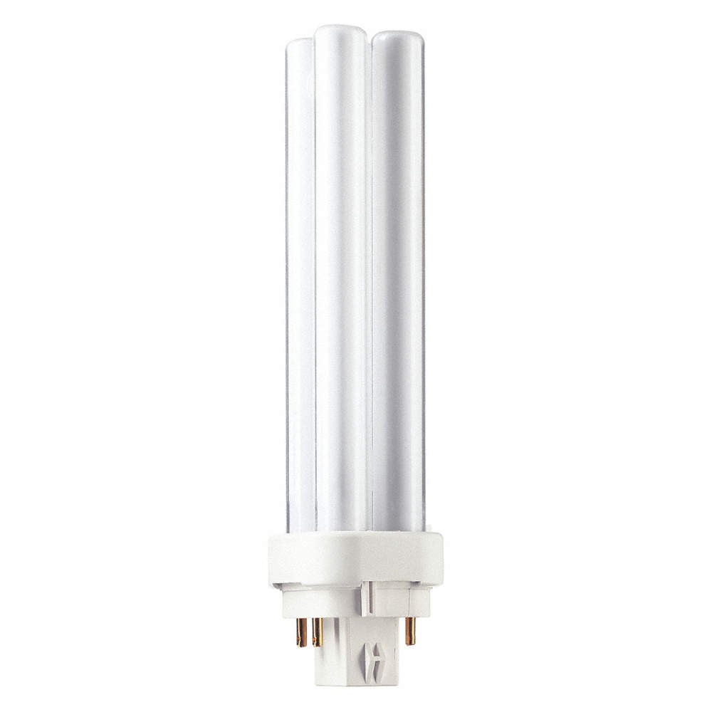 PHILIPS PL-C 18W/835/4P/ALTO 10PK CFL,16.5 W,PL-C,4-Pin (G24q-2) 492Z14