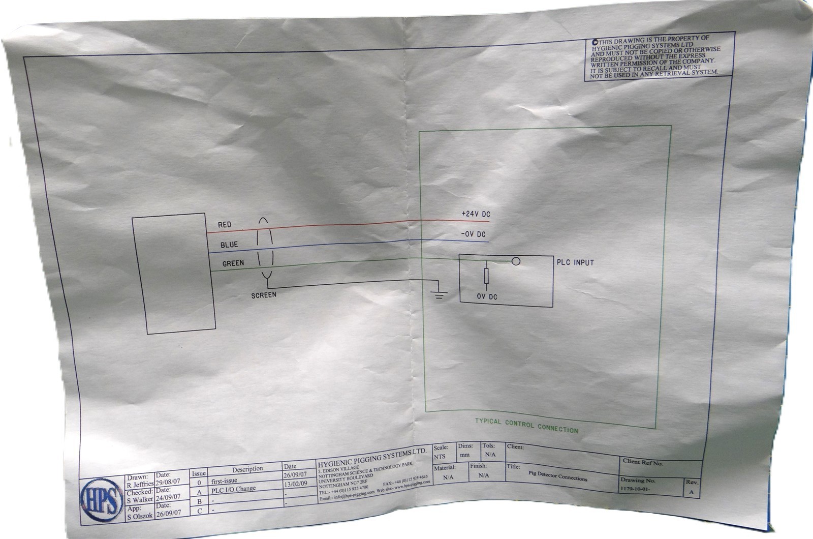 Hygienic Pigging Systems Pipe Cleaning Detector HPS 003-3024 Pig Detector 24VDC