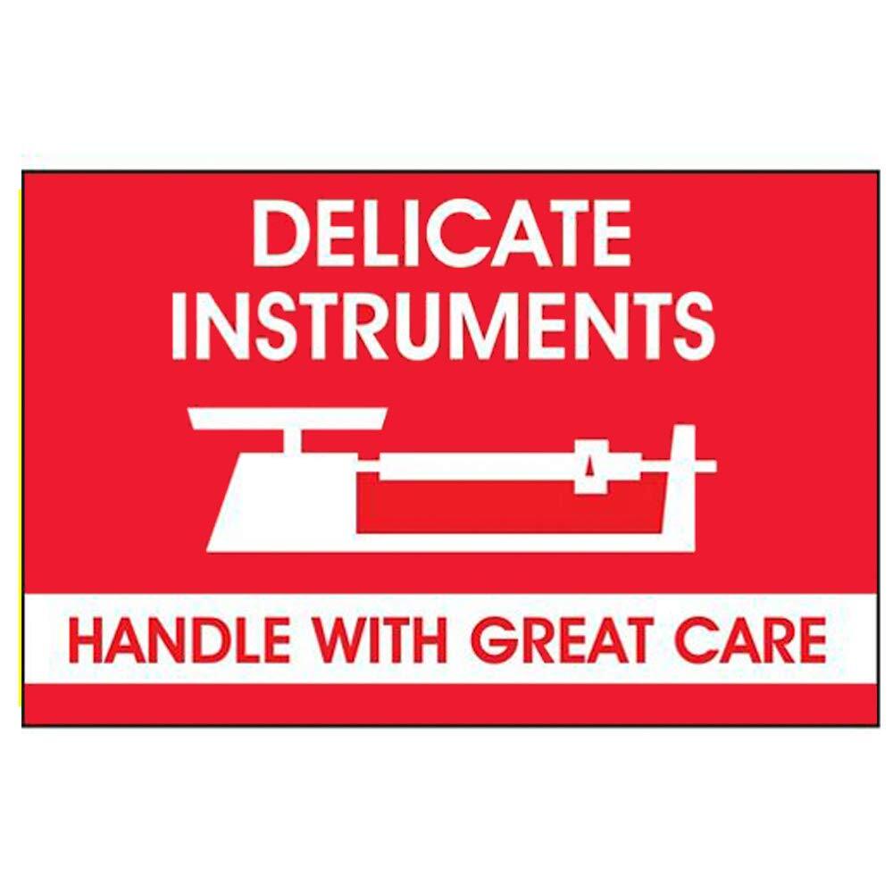 TapeCase Shipping Packing Labels”Delicate Instruments/Handle with Great Care”,