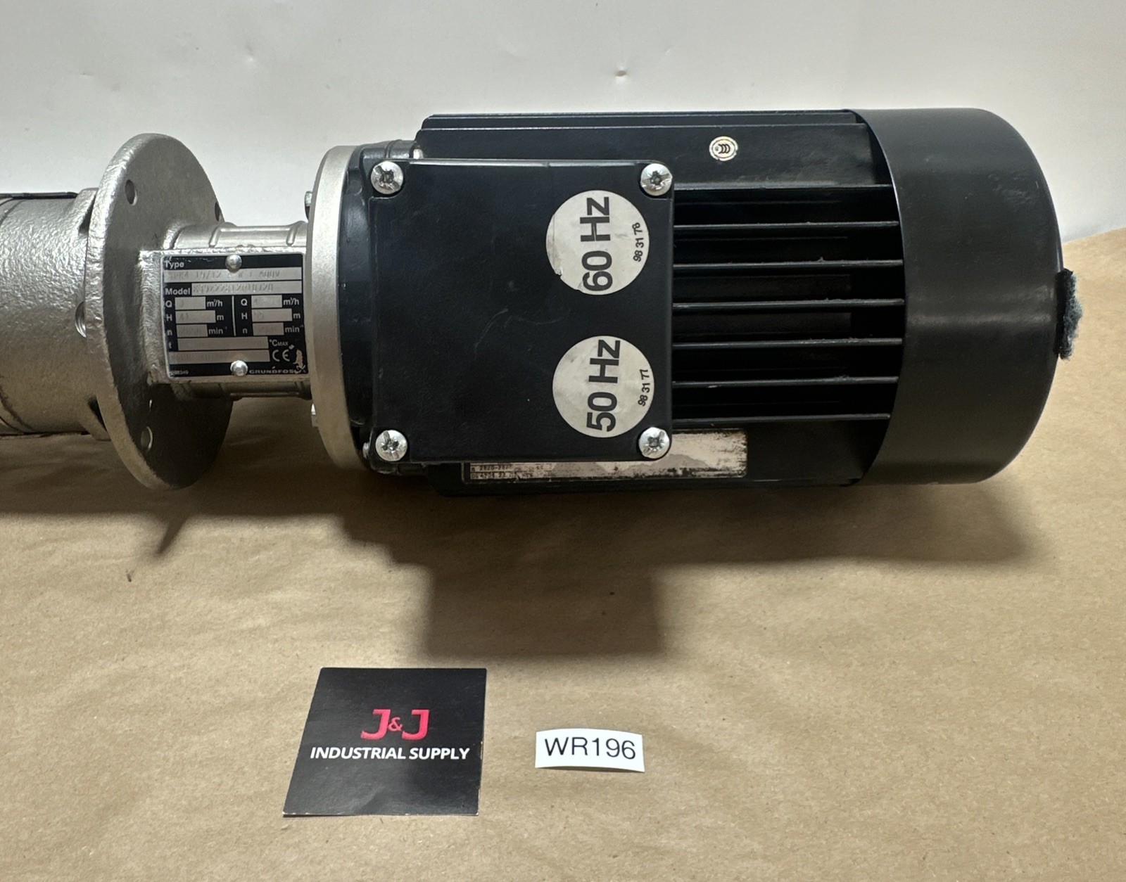 GRUNDFOS SPK4-19/12 A-W-I-AUUV 230v 1.5hp Multi Stage CNC Imersable pump 4m³/h