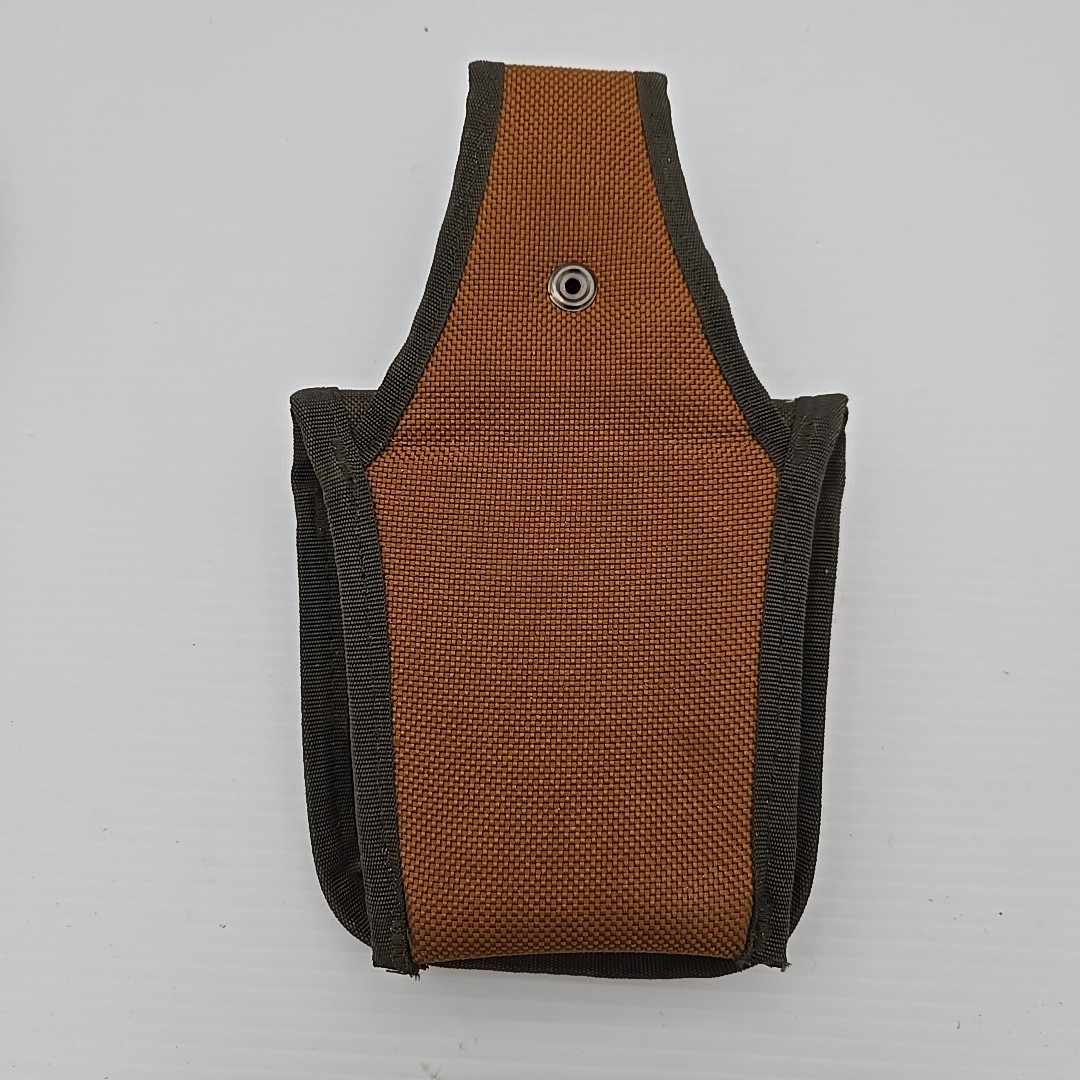 Bucket Boss Flap Fit 5 Pockets Belt Loop Key Chain Hook Brown/Green Pouch