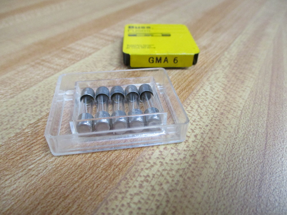 Buss GMA-6 Bussmann Fuse Cross Ref 6F106 (Pack of 10)