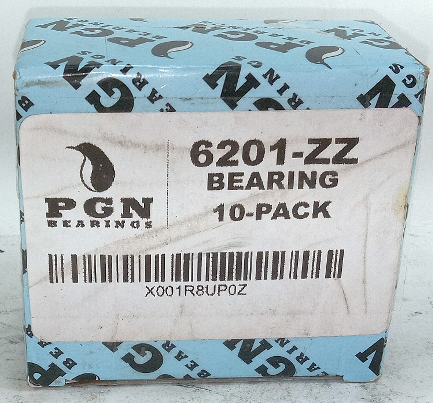 10 NEW PGN 6201-ZZ RADIAL DEEP GROOVE BALL BEARINGS NIB ***MAKE OFFER***