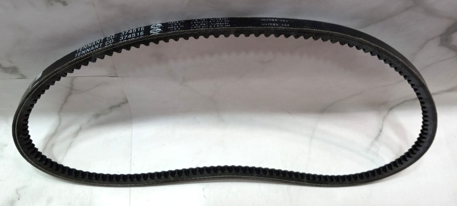 Gates 374516 Tennant Cogged V-Belt Genuine OEM USA Made