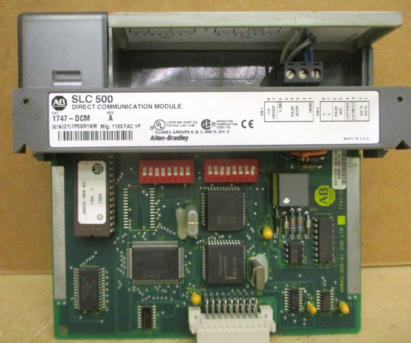 Allen-Bradley SLC 500 1746-P3 Ser A 1747-DCM 1747-SDN 48678GN
