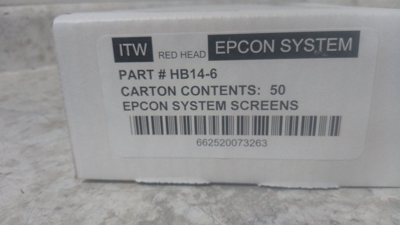 Red Head HB14-6 50 Pk 0.25 In Overall Diameter 6 In Overall Length Screen Tube
